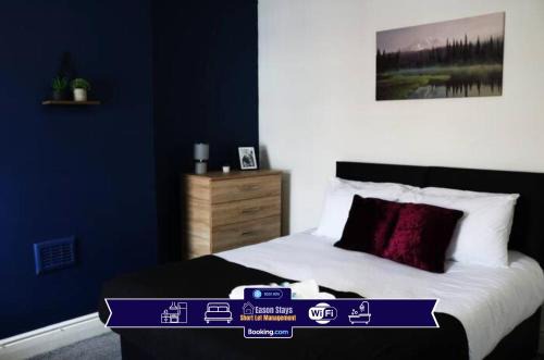 2 BDR House By Eason Stays Short Lets & Serviced Accommodation Warrington With Free Wifi
