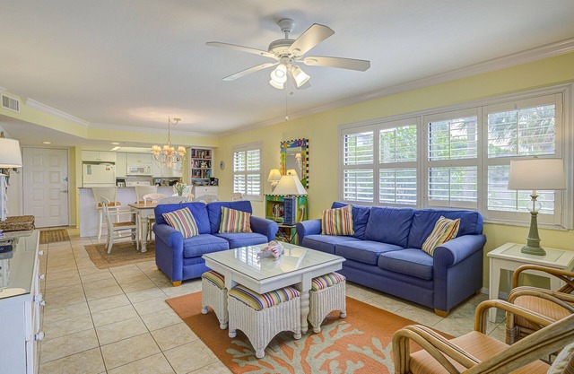 2 bedroom, 2 bath beach front condo, located on West Gulf Drive