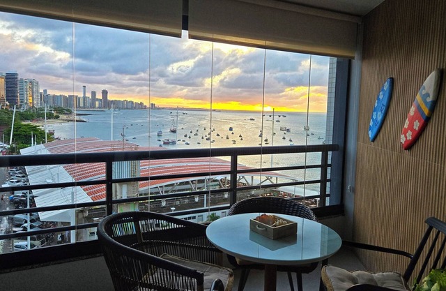 2-bedroom apartment in brilliant Mucuripe Fortaleza with WiFi, fitness room