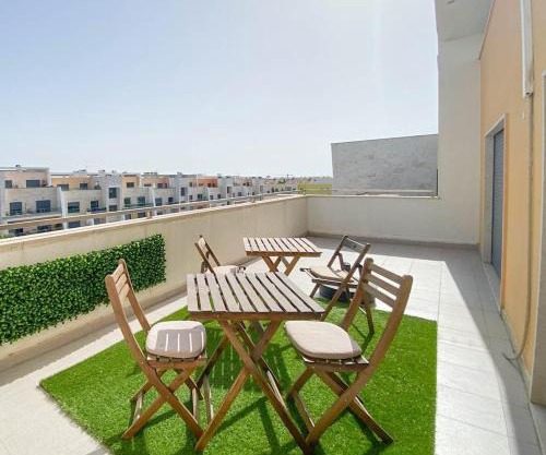 2 bedroom apartment with Terrace and View over Tejo River