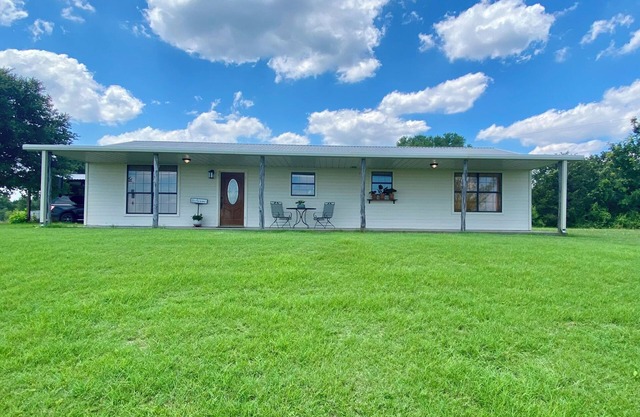 2-bedroom home on acreage in peaceful, rural area.