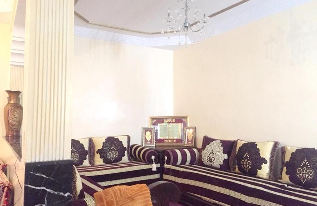 2 bedrooms appartement at Agadir 100 m away from the beach with sea view and terrace