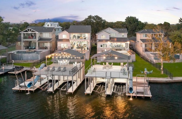 2 Luxury Waterfront Houses Side by Side