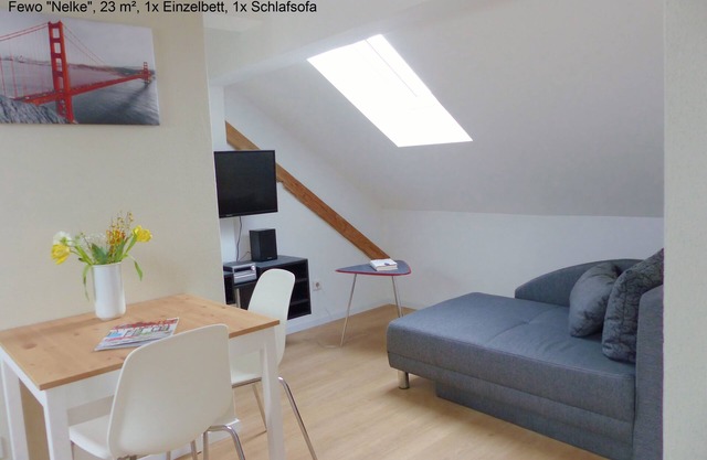 2-room apartment, 23 m², quiet location, close to the center, Ferienwohnungen Flora