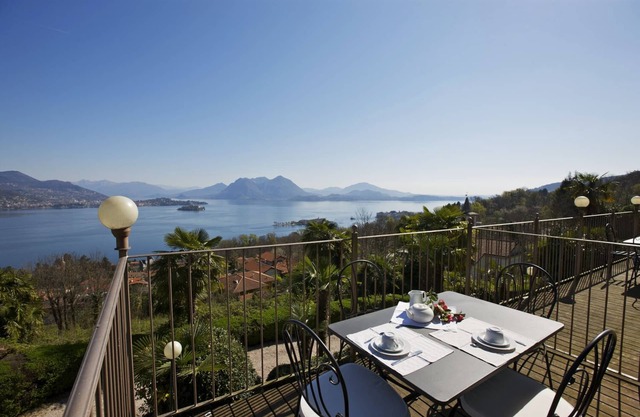 2-room apartment with balcony and terrace in an Art Nouveau villa with communal pool