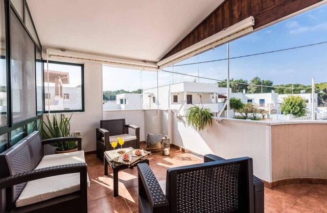 2 terraces - dishwasher - bbq - beach 300mt