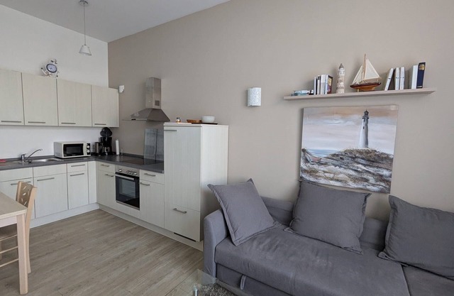 2 Zimmerappartement, 40m" für 2-3 Personen, 1 Schlafzimmer mit Doppelbett, 1 Sch