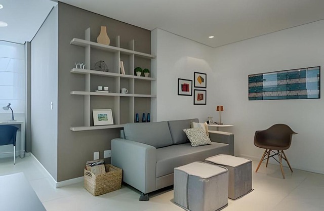 2201 Apartamento decorado no Centro