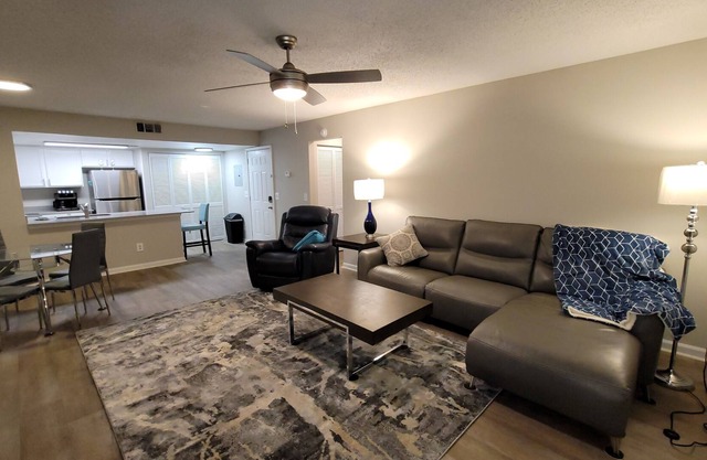 2BR Home with Expansive Private Deck and Outdoor Lounge Area
