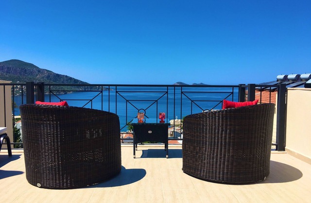 3 Bed, 4 Bath Villa Sultaniye, Kalkan Old Town Private Pool & Stunning Sea Views