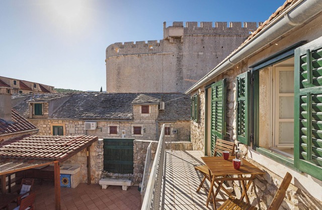 3 bed stone house on Hvar with private garden in the centre of Vrboska, Jelsa