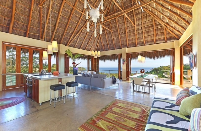 3 Bedroom, 4 Bath, 30 ft. Soaring Palapa, Spectacular Ocean Views, 40 foot pool