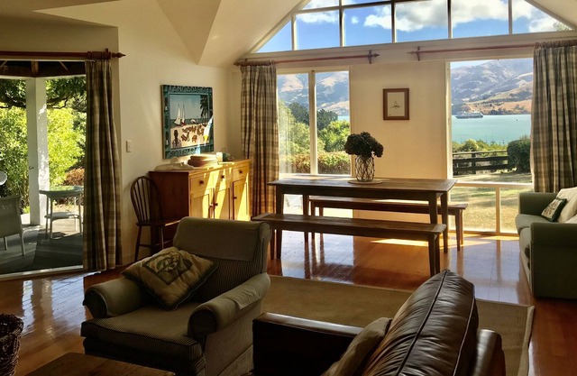 3 bedroom retreat, private and sunny amongst the birds. Walk to the village
