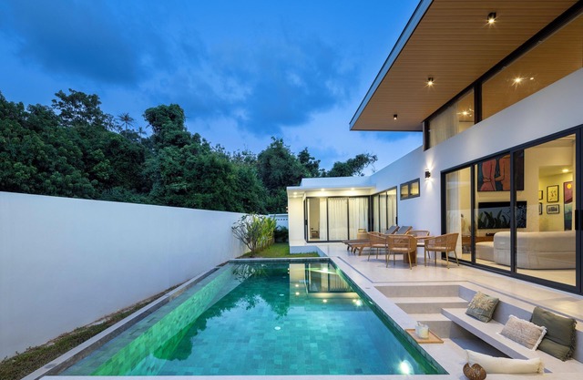 3 Bedroom Spa Pool Villa Near Beach in Tropical Paradise Lamai, Ko Samui