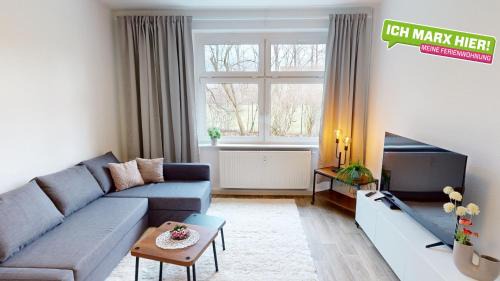 3-Raum-Appartement im Stadtteil Kapellenberg, WLAN