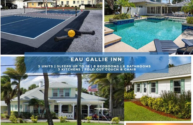 3 Units, Sleeps 18, Pool, Pickleball, Basketball, Beaches, USSSA,
