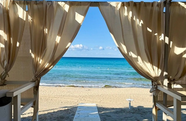 300 meters from the sea, green bay