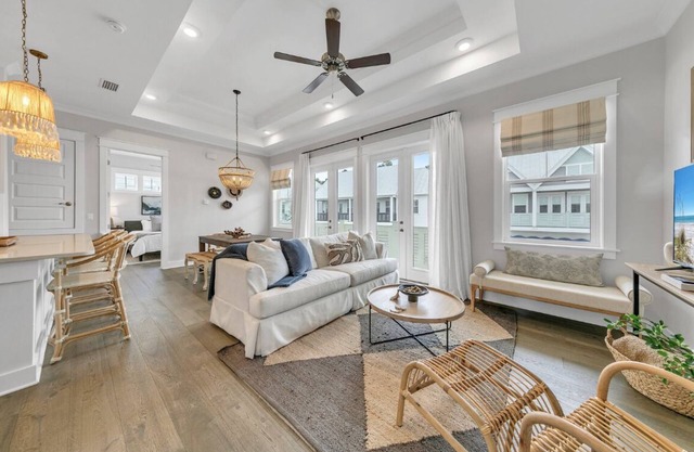 30A freshly remodeled! Sleeps 8! Bikes and 6-seater golf cart included.