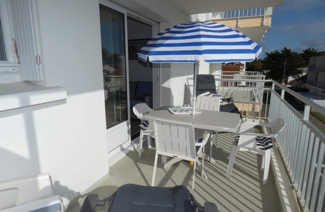 35m² Apartment near beach with balcony, parking, and pets allowed - 4 people