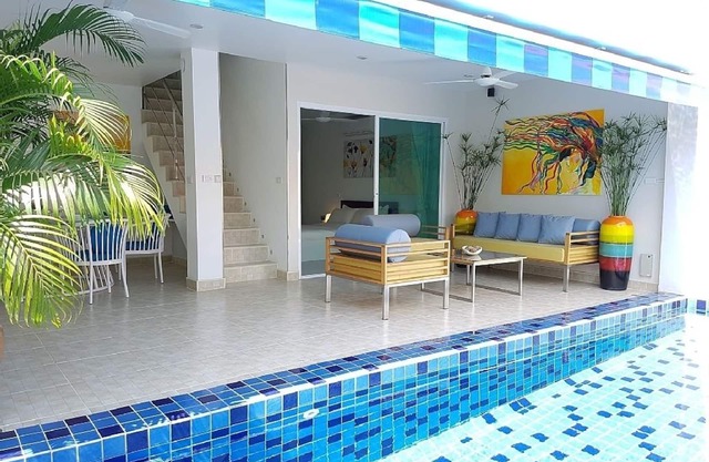3Bed with a private pool at near beach