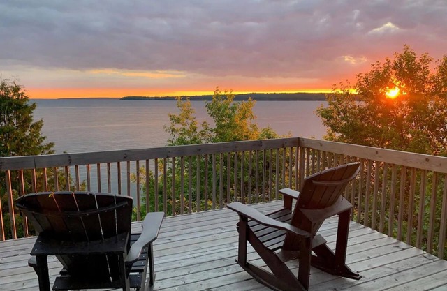 4-Season Historic Home in Town, Million Dollar View on Leech Lake!