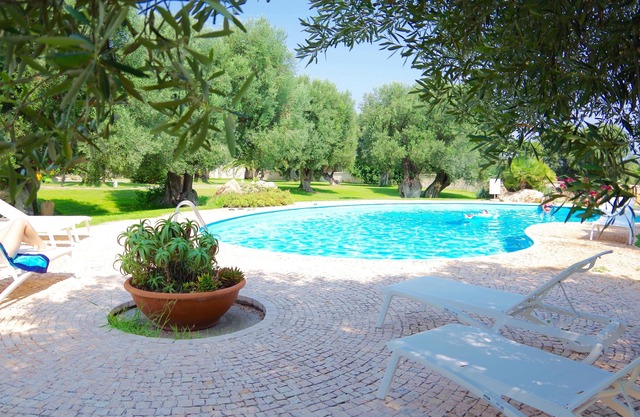 4 terraced bungalows on an antique country residence amidst v olive groves - the sea