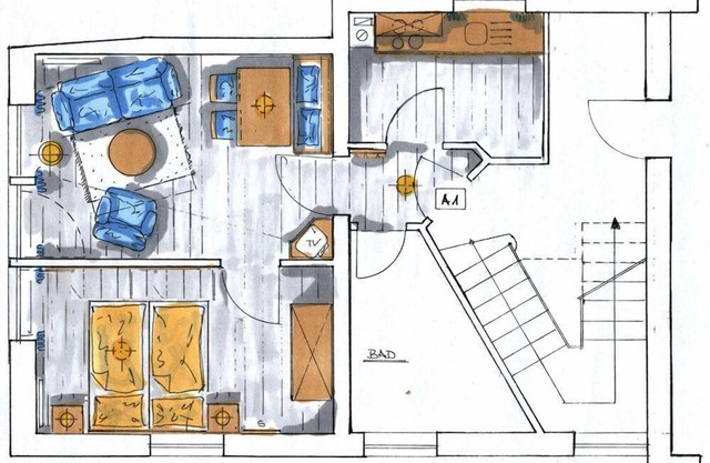 42sqm apartment with organic farm experience with breakfast possible