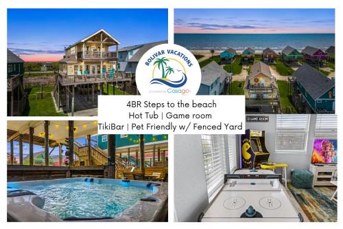 4BR w Hot Tub Gameroom OceanView by Bolivar Vacations