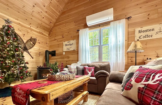 5 Acre Forested Cabin Retreat w/ Firepit Near Acadia's Schoodic Peninsula