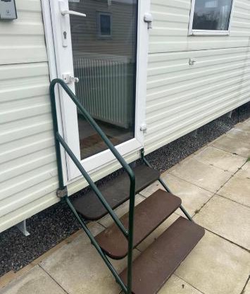 5 Birth Static Caravan Partially Adapted, Walk in Shower/Shower Chair