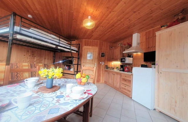 50m from resort center, Ground floor, tv, ski locker, 23m², Superdévoluy