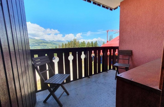 50m from resort center, 1st floor, balcony, tv, ski locker, 27m², Montchavin La Plagne