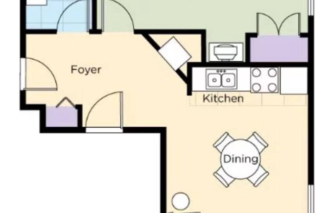 600 sq ft 1-bedroom condo in Old Town Alexandria. Perfect for the Inauguration!