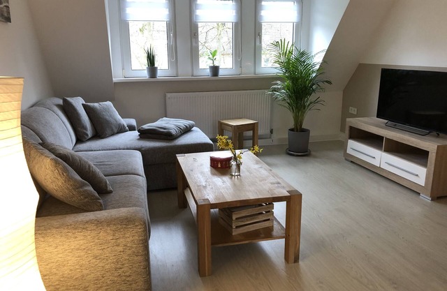 70 sqm attic apartment close to the city, 5 persons