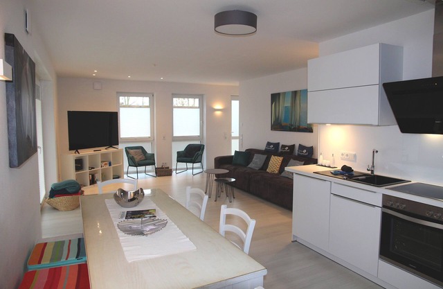 75sqm apartment for up to 4 people with garden and playground in Norddeich!