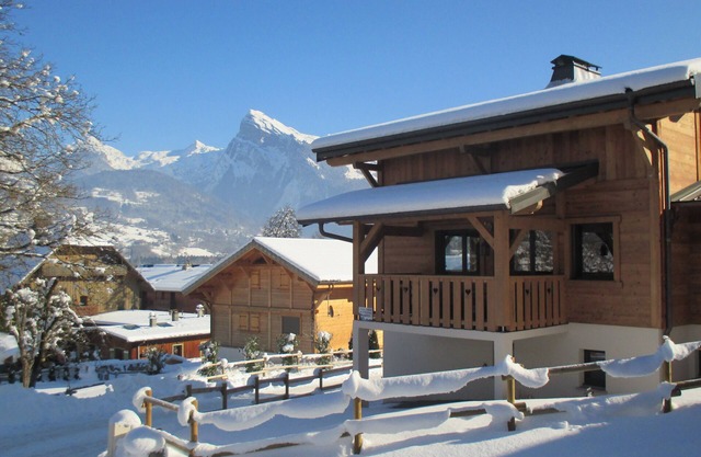 8/10 * Chalet located in the town center 200m from the gondola and slopes