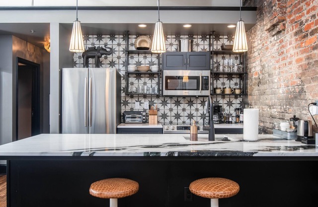80 LEX APT 204 : Industrial Chic Meets the Old World in Downtown Asheville + Free Off Street Parking