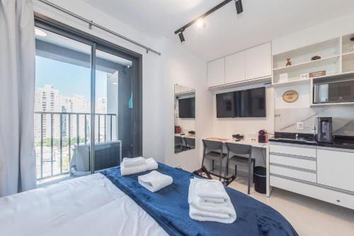 903 - Studio moderno e completo em Campo Belo