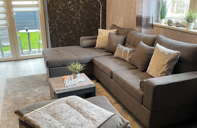 90qm Große Ferienwohnung auf Zwei Etagen und mit Sauna