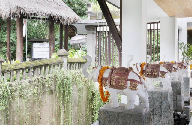 A Balinese Resort Surrounded with Lush Greenery with Stunning View