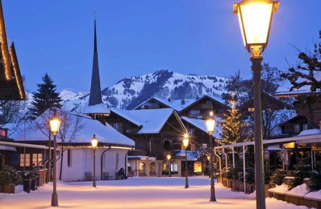 A beautiful Swiss Chalet in the center of Gstaad.