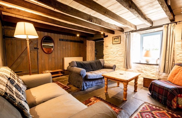 A beautiful traditional cottage, nestled in the countryside..