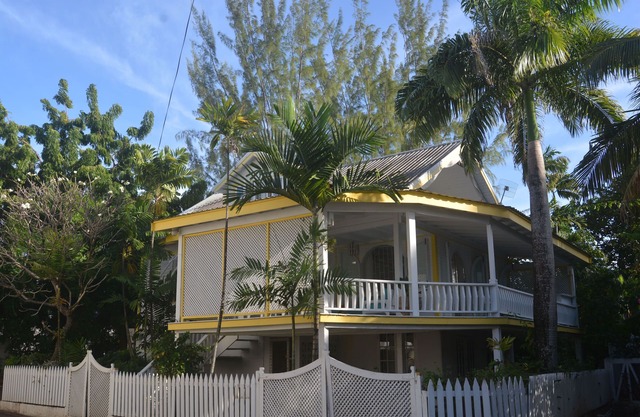 A Caribbean Style seaside home only steps from the beautiful Fitts Village Beach