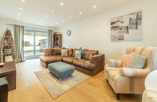 A fabulous beach house, just a stone’s throw from the sandy beach.