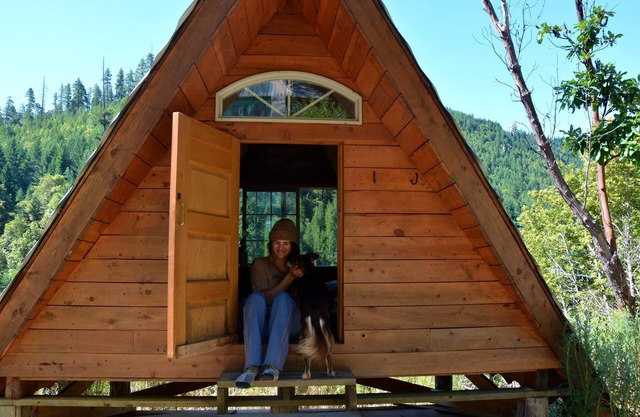 A-Frame, Off-Grid, Rustic Cabin