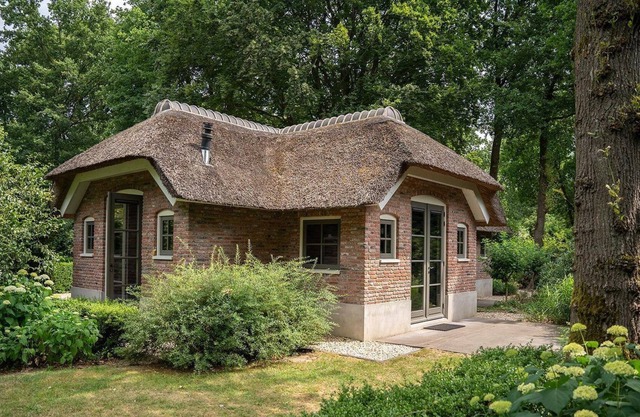 A luxurious and comfortable farmhouse for 8 people on the small-scale resort De Vlindervallei. This holiday home features a stylish interior, has a spacious garden with plenty of privacy, and is located in a wooded area.