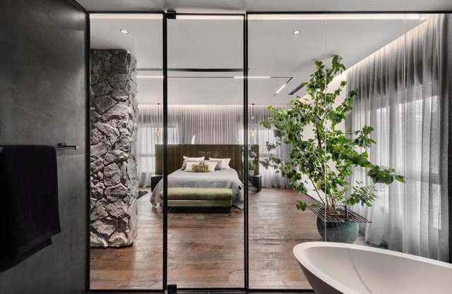 A luxurious penthouse