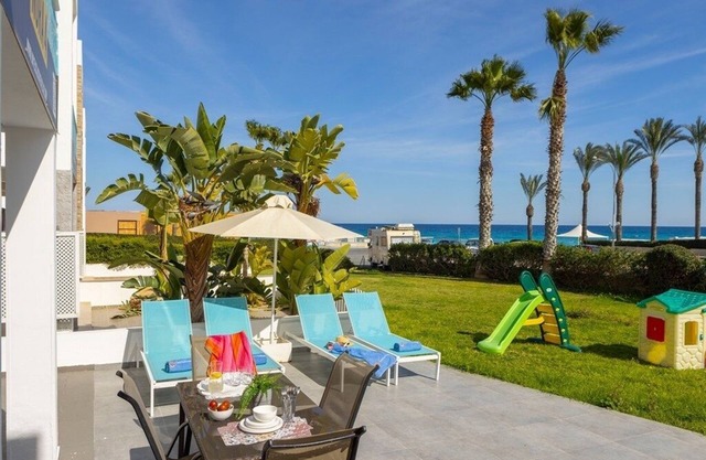 A modern 2 bedroom house in the absolute heart of Protaras with fantastic views of the sea