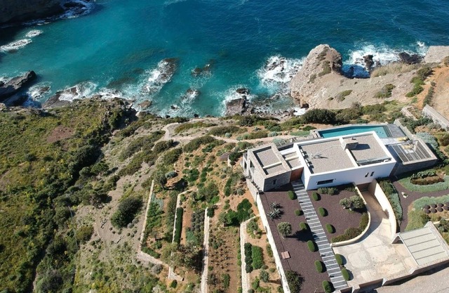 A pearl in South Crete! Brand new sea-front villa with views in the open sea!