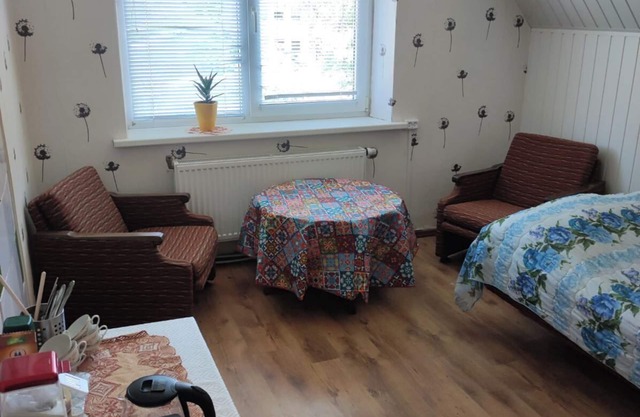 A short walk from the international ferry port, Arena, shopping centre, old town